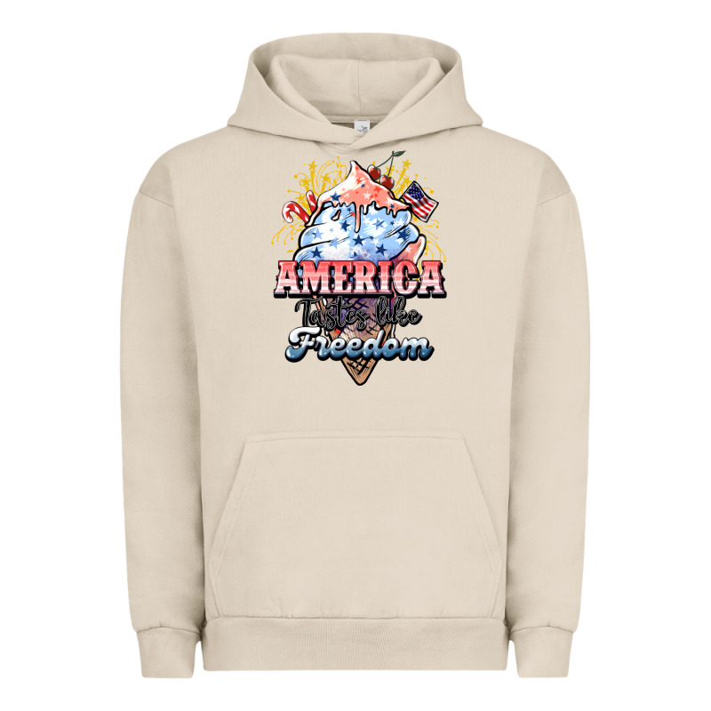 America Ice Cream Urban Hoodie by NancyCooperArtShop | Teevron