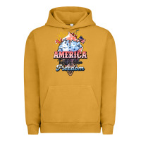 Pigment Peanut Butter America ice cream Urban Hoodie - NancyCooperArtShop