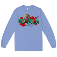 Colony Blue mexicana Long Sleeve Tee - texasbilliewilder