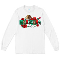 White mexicana Long Sleeve Tee - texasbilliewilder