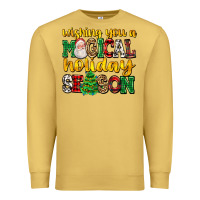 Antique Gold wishing you a magical season Premium Sweatshirt - AdoDesignShop