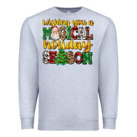 Heather Grey wishing you a magical season Premium Sweatshirt - AdoDesignShop