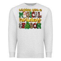 Oatmeal Heather wishing you a magical season Premium Sweatshirt - AdoDesignShop