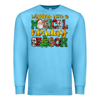 Ocean Blue wishing you a magical season Premium Sweatshirt - AdoDesignShop