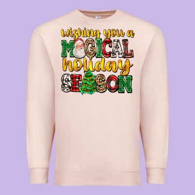 Wishing You A Magical Season Premium Sweatshirt Designed By Adodesignshop