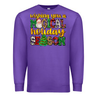 Purple wishing you a magical season Premium Sweatshirt - AdoDesignShop