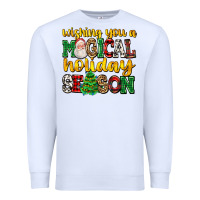 White wishing you a magical season Premium Sweatshirt - AdoDesignShop