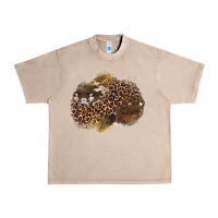 French Oak leopard cowhide glitter patches Urban Heavy Tee - Artiststas