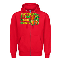 Red let the shenanigans begin Zipper Hoodie - FaDigitalArtStudio