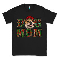 Black english bulldog mom christmas Classic Tee - RanaPortraitStore