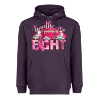 Plum together we fight Heavyweight Hoodie - Artiststas