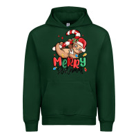 Foreset Green merry slothmas Urban Hoodie - MaliasSmallBusiness