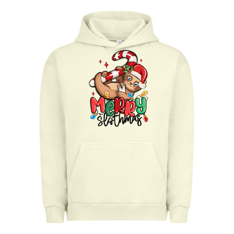 Merry Slothmas Urban Hoodie by MaliasSmallBusiness | Teevron