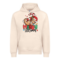 Sandshell merry slothmas Urban Hoodie - MaliasSmallBusiness