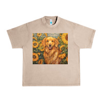 French Oak golden retriever Urban Heavy Tee - Unal Design
