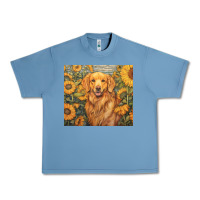 Pebble Blue golden retriever Urban Heavy Tee - Unal Design