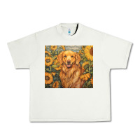 Pistachio golden retriever Urban Heavy Tee - Unal Design