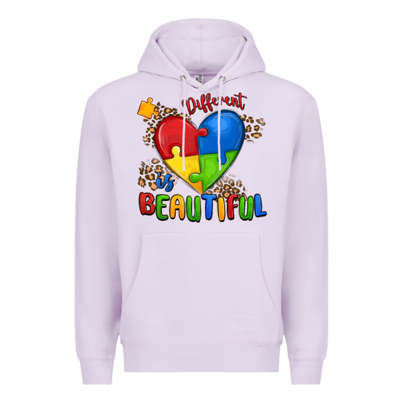 Different Is Beautiful Autism Premium Hoodie by MaliasSmallBusiness | Teevron
