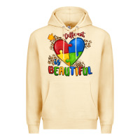 Pina Colada different is beautiful autism Premium Hoodie - MaliasSmallBusiness
