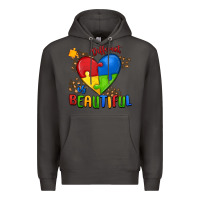 Smoke different is beautiful autism Premium Hoodie - MaliasSmallBusiness