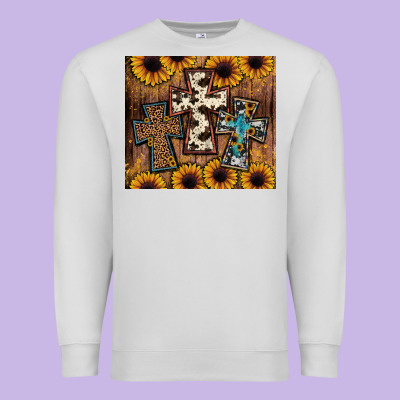 Cross Tumbler Premium Sweatshirt Designed By Jahusdesignshop