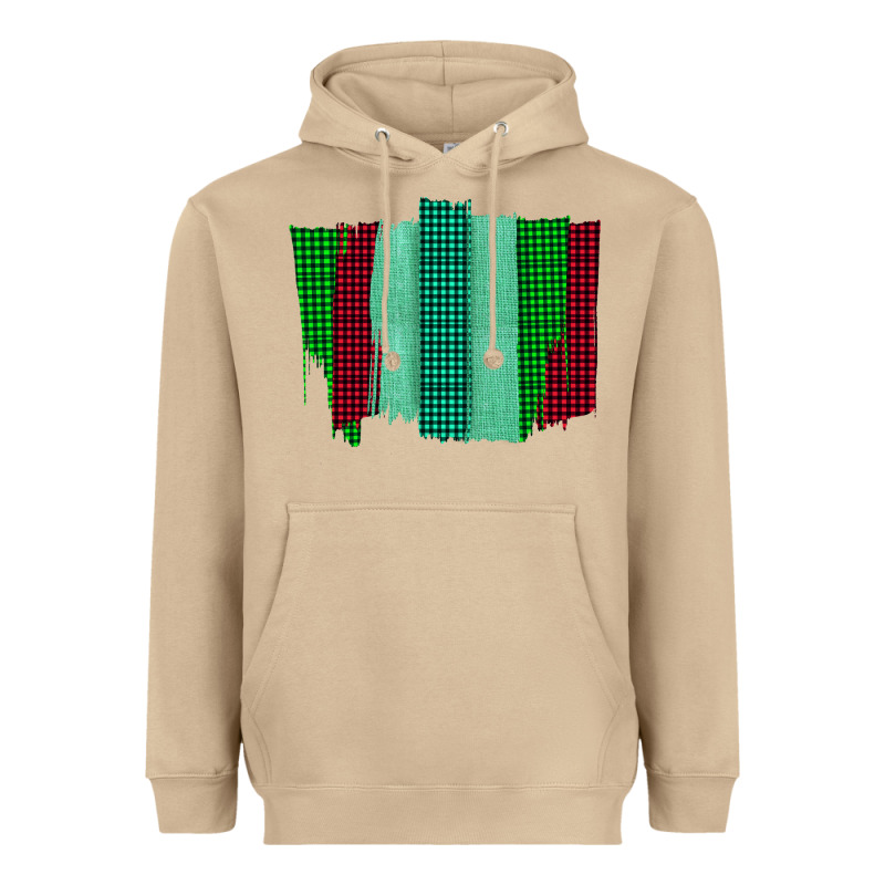 Green Red Western Farm Life Brush Stroke Heavyweight Hoodie by Bettercallsaul | Teevron