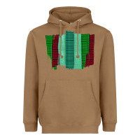 Toasted Coconut Green Red Western Farm Life Brush Stroke Heavyweight Hoodie - Bettercallsaul