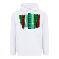 White Green Red Western Farm Life Brush Stroke Heavyweight Hoodie - Bettercallsaul