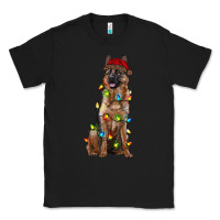 Black christmas german shepherd Classic Tee - RanaPortraitStore