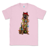 Bubblegum Pink christmas german shepherd Classic Tee - RanaPortraitStore