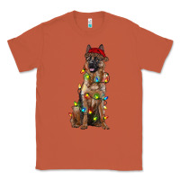 Copper christmas german shepherd Classic Tee - RanaPortraitStore