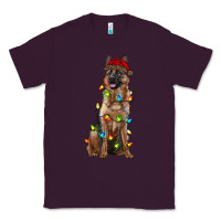 Plum christmas german shepherd Classic Tee - RanaPortraitStore