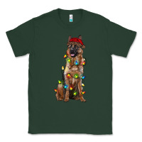 Sports Green christmas german shepherd Classic Tee - RanaPortraitStore
