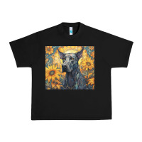 Black great dane Urban Heavy Tee - Unal Design