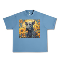 Pebble Blue great dane Urban Heavy Tee - Unal Design