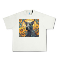 Pistachio great dane Urban Heavy Tee - Unal Design