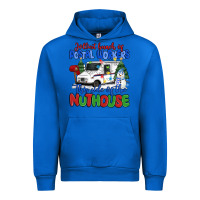 Cobalt jolliest bunch of postal workers this side of the Urban Hoodie - MaliasSmallBusiness