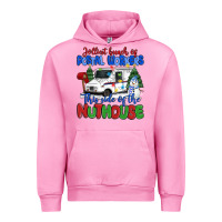 Fuchsia Pink jolliest bunch of postal workers this side of the Urban Hoodie - MaliasSmallBusiness