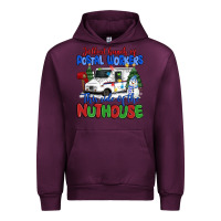 Mauve Wine jolliest bunch of postal workers this side of the Urban Hoodie - MaliasSmallBusiness