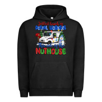 Pigment Black jolliest bunch of postal workers this side of the Urban Hoodie - MaliasSmallBusiness