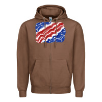 Chestnut Patriotic tie dye background 4th of july Zipper Hoodie - CowGirlArtShop