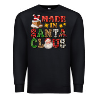 Black made in santa claus ado Premium Sweatshirt - AdoDesignShop