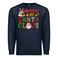 Navy made in santa claus ado Premium Sweatshirt - AdoDesignShop