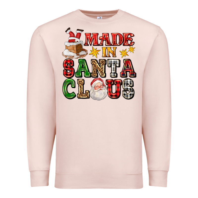 Made In Santa Claus Ado Premium Sweatshirt by AdoDesignShop | Teevron