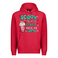 Cardinal sorry my iced coffee made me latte Premium Hoodie - MaliasSmallBusiness