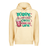 Pina Colada sorry my iced coffee made me latte Premium Hoodie - MaliasSmallBusiness
