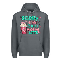 Rock sorry my iced coffee made me latte Premium Hoodie - MaliasSmallBusiness