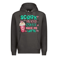 Smoke sorry my iced coffee made me latte Premium Hoodie - MaliasSmallBusiness