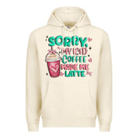 Tofu sorry my iced coffee made me latte Premium Hoodie - MaliasSmallBusiness