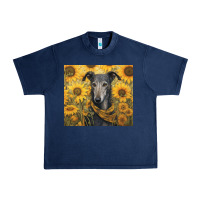 Navy greyhound Urban Heavy Tee - Unal Design